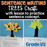 Sentence Writing Craft Reinforce Concept of Sentence TREES CRAFT