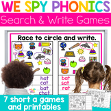 Short A Word Families Games and Worksheets - Phonics Pract