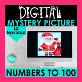 Spanish Christmas Activity Spanish Numbers to 100 Mystery 