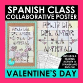 Spanish Valentine's Day Collaborative Poster and Reading Activity