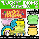 St. Patty's Day Bulletin Board Idiom Craft Activity  Lucky