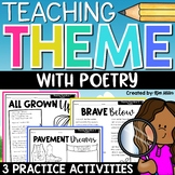 Teaching Theme with Poetry Finding Theme in Poems Workshee