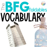 The BFG Novel Study VOCABULARY Foldables | Easy and NO PREP!