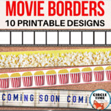 Printable Bulletin Board Borders, Hollywood Decor, Classro