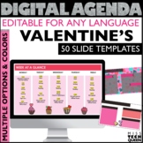 Daily Schedule Template Valentine's February