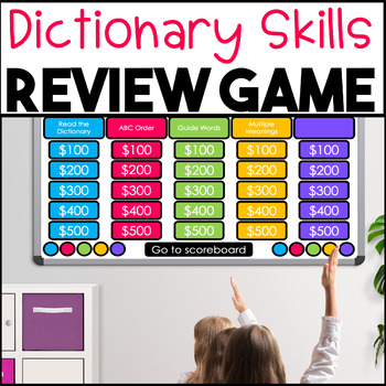 Preview of Dictionary Skills SOL Review Game Activity Reading Test Prep