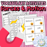 Forces and Motion Vocabulary Activities