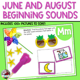 Letter Sounds Sort | June | August | Summer