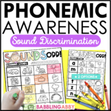 Phonemic Awareness Sound Discrimination Literacy Center - 
