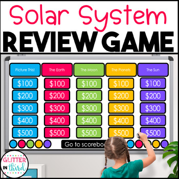 Preview of Planets, Sun, Earth, Moon Review Game Show 4th Grade Science SOL 4.5 4.6