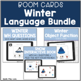 BOOM Cards Winter Speech and Language Activities Bundle