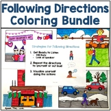 Following Directions Activity BUNDLE 1 & 2 Step Directions