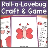 Valentine's Day Speech Therapy Craft and Game - February A