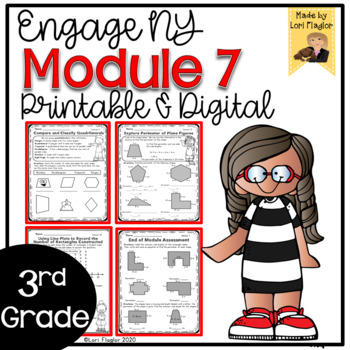 Preview of Engage NY Math Grade 3 Module 7 Print & Digital Resource