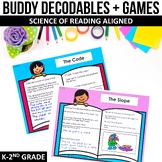 Science of Reading Phonics Games Buddy Decodables Partner 