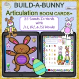 BUILD-A-BUNNY ARTICULATION BOOM CARDS™ 25 sounds & S, L an