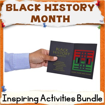 Preview of 50% OFF Black History Month Activity Packet, ELA Middle School Worksheets Bundle
