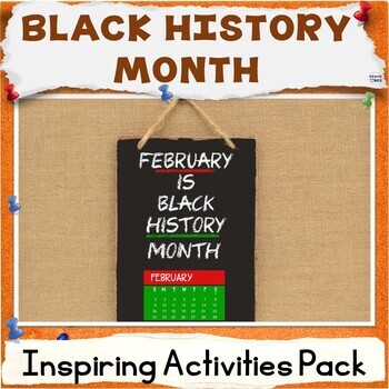 Preview of 50% OFF Black History Month Activity Packet, Middle School ELA Worksheets Bundle