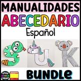 Bundle Manualidades letras del abecedario en español alfab