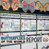 Butterfly Report Pennant Banners Butterflies Craft Researc