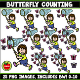 Butterfly Counting Clipart