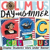 COLUMBUS DAY: BANNER: WRITING TEMPLATES