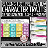 Character Traits ELA Test Prep 3rd 4th Grade Reading Revie