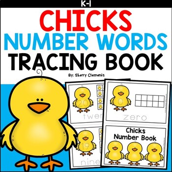 Preview of Easter | Chicks | Numbers | 0-20 | Number Words | Tracing | Book | Farm