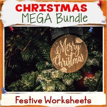 Preview of 50% OFF Christmas Activities MEGA BUNDLE, Middle School Fun Winter Worksheets