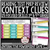 Context Clues Reading Review ELA Test Prep 3rd 4th Grade R