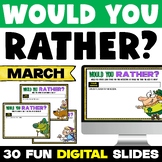March St. Patrick's Day Would You Rather Questions Opinion