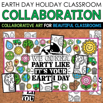 Preview of Earth Day Collaborative Poster Bulletin Board Earth Day Collaboration