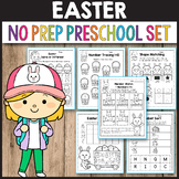 Easter Activities Packet Kindergarten Preschool Spring Mat