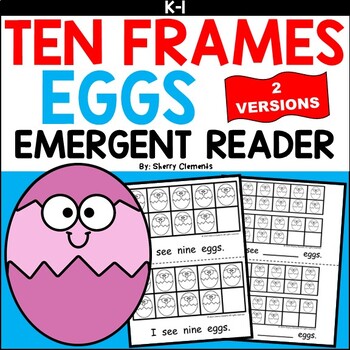 Preview of Easter | Eggs | Emergent Reader | Ten Frames | Number Words | Numbers to 20