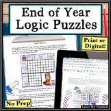 End of the Year Logic Puzzles and Brain Teasers for End of