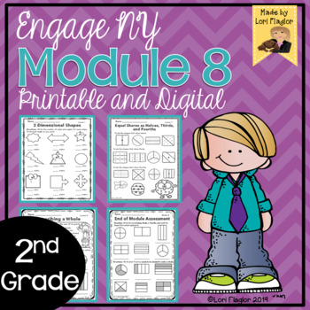 Preview of Engage NY Grade 2 Module 8 Supplemental Printable & Digital Resource