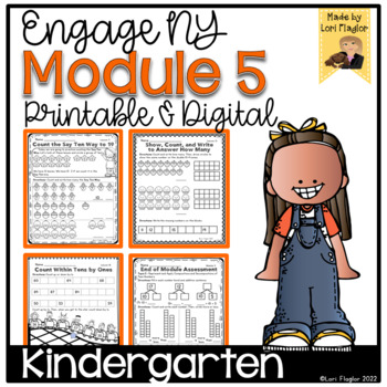 Preview of Engage NY Kindergarten Module 5 Print and Digital Resource