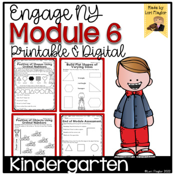 Preview of Engage NY Kindergarten Module 6 Print and Digital Resource