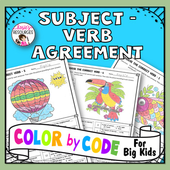 color nouns and verbs worksheets teaching resources tpt