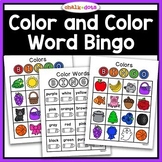 Color Bingo Game | Color Recognition and Reading Color Words