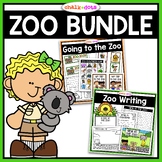 Zoo Activities BUNDLE | Zoo Scavenger Hunt | Zoo Writing A