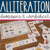 Alliteration Dominoes - For pre-k and kindergarten centers