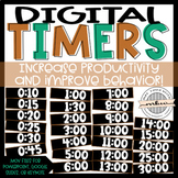 Digital Timers - Black and Copper