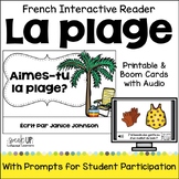 French Beach Story for Beginners Interactive Reading La Pl