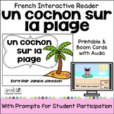 French La Plage Story for Beginners Interactive Reading Be