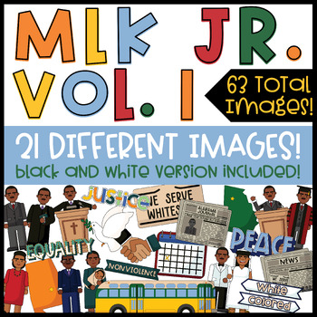 Preview of Martin Luther King Jr. Clipart Vol. 1