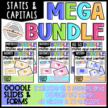 Preview of States and Capitals MEGA BUNDLE!