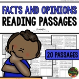 Facts and Opinions Reading Passages Worksheets (Reading St