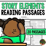Story Elements Reading Passages Worksheets (Reading Skills
