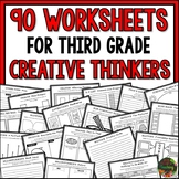 Third Grade Creative Thinking Worksheets | I'm Done Now Wh